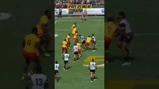 Ipape Vs Milne #pacificchampionship #2025 #png 🇵🇬  #fiji 🇫🇯 #rugbyleague #bighit #nrl