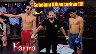 Karma! Pria Super Angkuh Ini Dibuat KO 9 Detik!