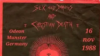 Christian Death - Odeon, Munster, Germany, 16 nov 1988