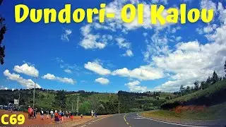 DUNDORI - OL KALOU, 23 Km Drive, Road C69 |  Dash Cam Kenya 2020