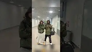 ROCKET & Slimesito встретились в аэропорту в Риге 13.12.2024 🚀🌎🐍