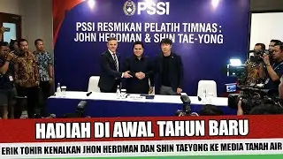 GARUDA FANS' GIFT! ERICK THOHIR REPORTEDLY FINALIZES HERDMAN AND SHIN TAE YONG'S CHOICES