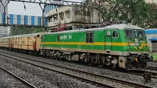 01028 GORAKHPUR - DADAR CENTRAL SPECIAL FARE SKIPPING KANJURMARG STATION WITH WAG-9