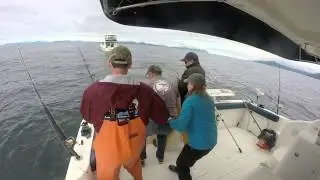 GoPro 155 lb. Halibut Fight
