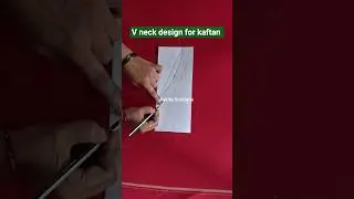 V Neck Design For Kaftan #vneck #vneckdesign काफ्तान के लिए V Neck डिजाइन #shorts #sewing #viral