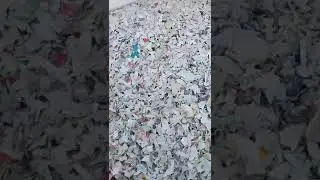 dust removing plastic regrind