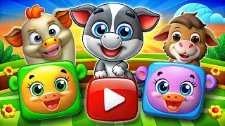 Vamos Brincar de Descobrir o Animal! 🐾 M&uacute;sica Divertida com Cachorro, Vaca, Sapo e Elefante