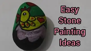 Easy Stone Art Ideas ll Diy Stone Painting ll Rock Painting Ideas ll Art By Sangita 