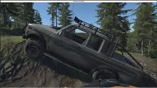 On the hunt - driving a car