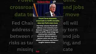 Powell Warns of Economic Crossroads: Growth Up, Jobs Down, Inflation Stubborn #shorts #USA #NEWS