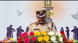 Cyberabad Commissioner Stephen Raveendra pays tribute to police martyrs | NewsTap