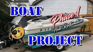 Cheap How To Restore Gel coat on a Boat - Decal Lettering Pinstripe Removal Repair gelcoat boat hull