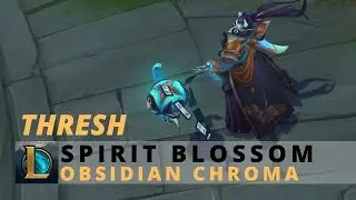 Spirit Blossom Thresh Obsidian Chroma - League Of Legends mp4