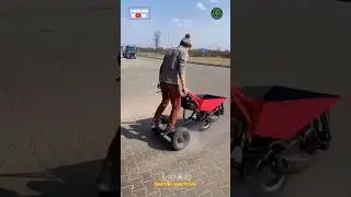 Next-Gen Motorized Wheelbarrow | Drivable Hand Trolley..!