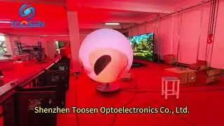 Spherical screens are in stock #ballscreen #ledscreen #spherescreen #toosenled#ledfactory #LEDTech 