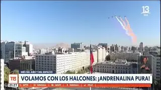 NOTA T13 / VOLAMOS CON LOS HALCONES: &iexcl;ADRENALINA PURA!
