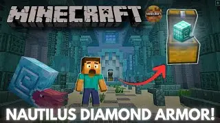 How to find diamond armor of Nautilus in Minecraft trial || Nautilus in Minecraft trial | New update