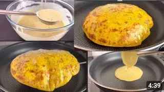 ना आटा गुथना ना बेलना आलू और चना का टेस्टी पराठा
