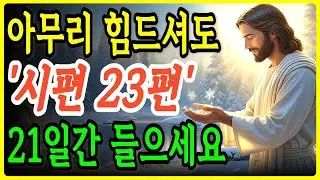 ‘시편 23편’, 단 7일만에 마음과 삶이 바뀌는 기적의 말씀ㅣ성경말씀ㅣ말씀묵상ㅣ기독교 명언ㅣ자면서 듣는 성경이야기