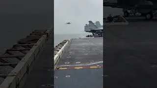 Flight Operations at sea.  Back at it. #flynavy #navy #aviation #military #f35lightning  #f35c #sea.