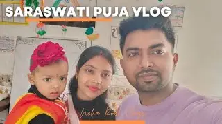 Saraswati Puja mei kya kya kiye humlog #youtube #yt #vlog #vlogger 