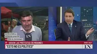 Protestas en Misiones. Ramón Amarilla: 