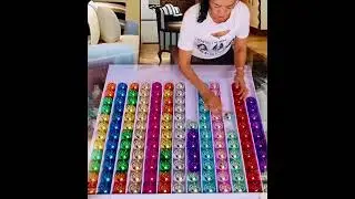 Sorting the Balls the Smart Way #colorpuzzle #ballsorting #brainteaser #mindgames