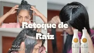 RETOQUE DE RAÍZ COM A PROGRESSIVA ORGÂNICA CBA PLANTS - Realinhamento capilar