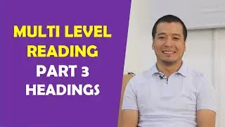 Multi level testiga tayyorlanish. Reading part 3 'HEADINGS'. #multilevel