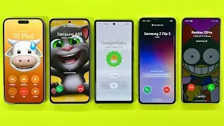 Incoming Call Android 16 Samsung/ Google Pixel/ Realme | Animation of charging connection 