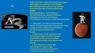 Artemis Generation Anthem
