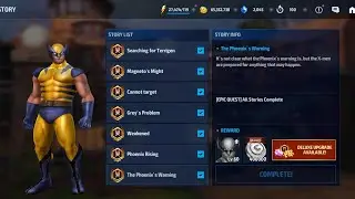 MARVEL Future Fight Wolverine Epic Quest Story List