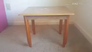 Diyneesta turn a side table into a vanity stool for little or nothing