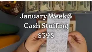Cash Stuffing $395 - January Week 3