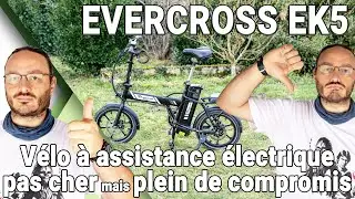 Evercross EK5 - Vélo électrique pas cher pour la mobilité urbaine  - Test Avis Review Présentation