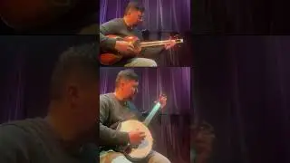 Banjo and Persian Tar playing bluegrass! Cumberland Gap #bluegrass #banjo #persian  #folkmusic
