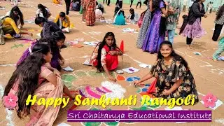 Happy Sankranti Rangoli Competition | Sri Chaitanya Educational Institute | Aapka Vijendra