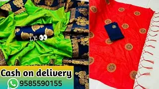 Trendy Women's Sana Silk Sarees/Online shopping/MYSHOP