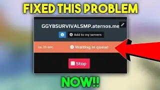 Waiting in queue problem || how to fix wating in queue problem || aternos server Start problem 