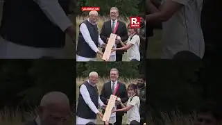 PM Modi and UK PM Keir Starmer Visit London Cricket Hub
