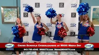 WHHI NEWS | Cross Schools Stingrays Football Cheerleaders | Media Day 2022 | WHHITV Sports