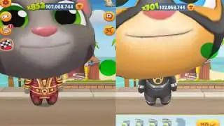 Talking Super Ginger Versus General Tom Big Head House Battle Run