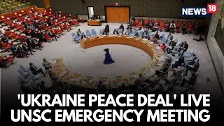 Watch LIVE: UN Security Council Holds Emergency Meeting on Ukraine Peace Deal Today | N18G