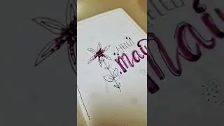 Simple May Bujo cover page / quick idea / Bullet journal setup🤩