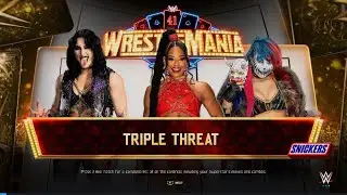 WWE 2K25 Rhea Ripley vs Bianca Belair Vs Asuka