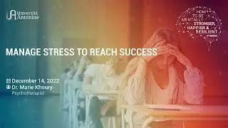 Manage Stress to Reach Success | Counseling Session at UA