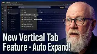 New Feature on Google Chrome Vertical Tabs - Auto Expand