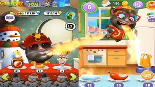 My Talking Tom 1 Vs My Talking Tom 2  Android Gameplay HD