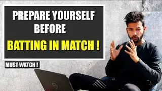 How to prepare yourself before batting in Match ! Must Watch ! Cricket Zone !