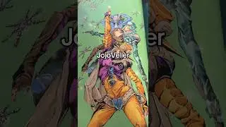 Illustrations from Hirohiko Araki&rsquo;s, JojoVeller#ami #art #artbook #jojosbizarreadventure #jjba